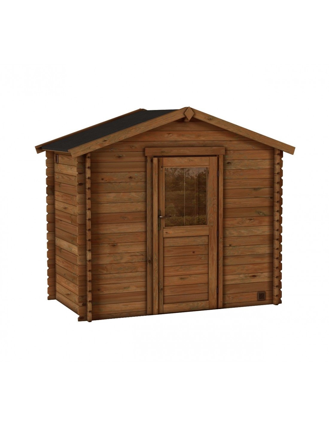 Abri de jardin Nicia 2.8 m² en bois traité autoclave SERRESETABRIS.