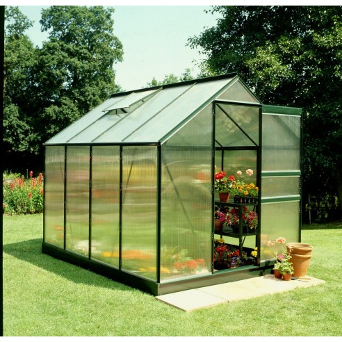 Serre de jardin Popular 5 m² en polycarbonate 4 mm - SERRES-ET-ABRIS.