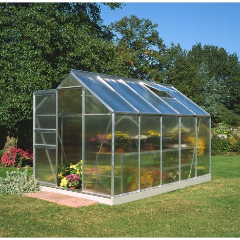 Serre de jardin Popular 6.2 m² en polycarbonate 4 mm