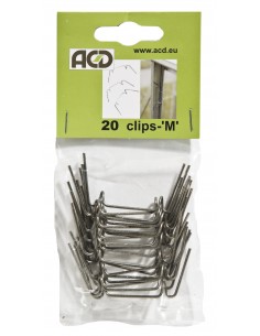 Clips de verre M ACD pour tous types de serres en verre