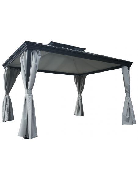 Pergola OPALE autoportante Anthracite 3 x 3.60 m