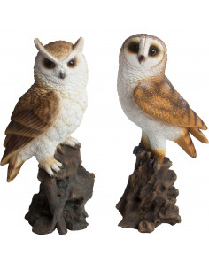 Achat Chouette et Hibou sur tronc L- Esschert Design