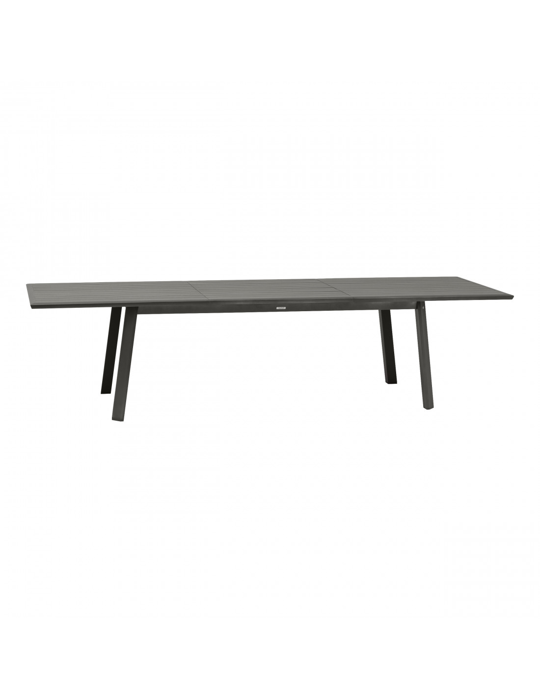 Table de jardin extensible Pavane graphite 12 personnes - Hespéride.