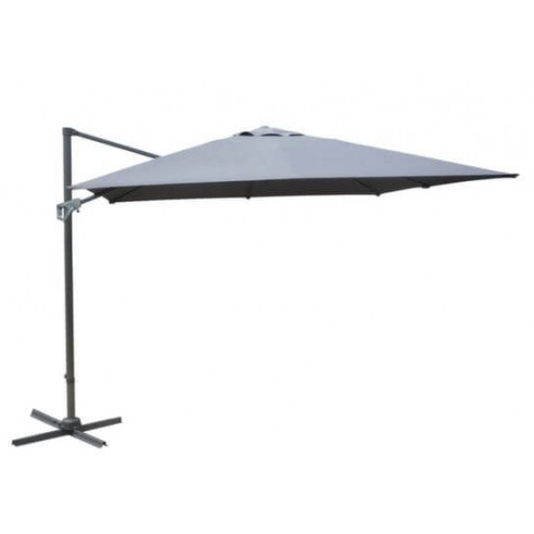 Achat Parasol déporté 3x4m - Aluminium Gris - PRO LOISIRS