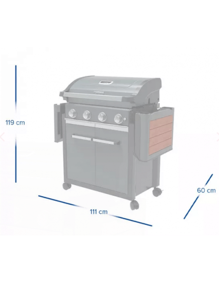 Achat Barbecue plancha à gaz premium 4W - Campingaz