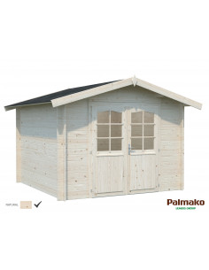 Achat Abri de jardin Lotta 7.6 m² en bois massif 28 mm - Naturel - Palmako