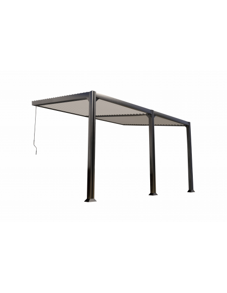 Achat Pergola adossée MELBOURNE 3 x 4 m - Aluminium