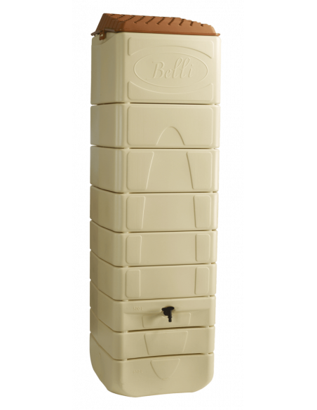 Récupérateur à eau mural 650 litres beige Belli Jardin