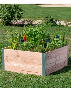 Bac Douglas Potager Design 80 x 75 x 36 cm Mon Petit Potager