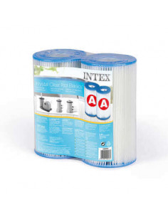Cartouche de filtration x 2 pour piscine ou spa Intex