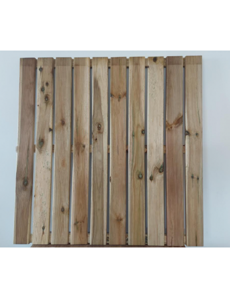 Dalle en bois traité autoclave 100x100x3,6 cm