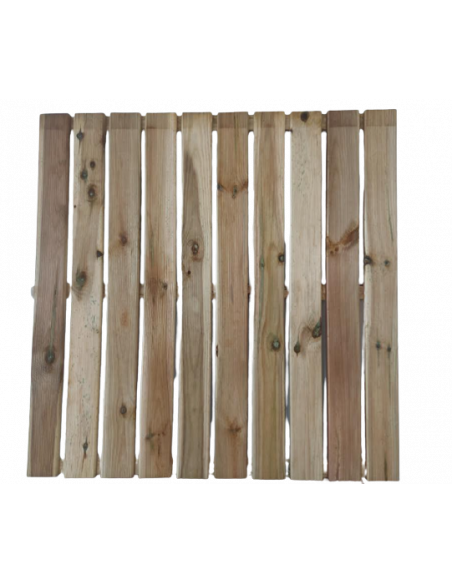 Dalle en bois traité autoclave 100x100x3,6 cm