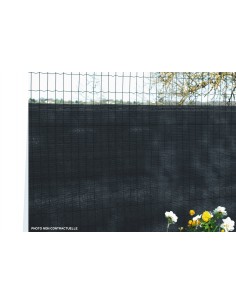 Brise vue JANY en polyéthylène 200 g/m² - Anthracite 1 x 3 mètres