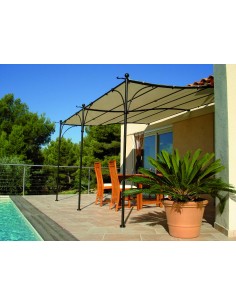 Achat COULEURS DU MONDE - Toile pour pergola PROVENCE adossée 3 x 4 mètres