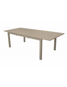 Achat Table extensible GENES 160/240 x 100 cm - Aluminium crème