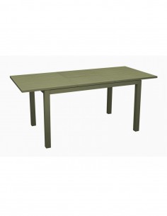Achat Table de jardin GENES extensible 110/170x70 cm vert - Proloisirs