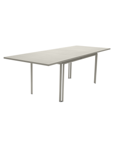 Table Costa à allonges 160/240 x 90 cm - Gris argile