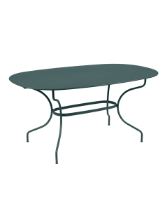 Achat Table de jardin Opéra Ovale 160 x 90cm - Fermob Gris Orage