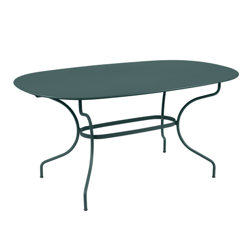 Achat Table de jardin Opéra Ovale 160 x 90cm - Fermob Gris Orage