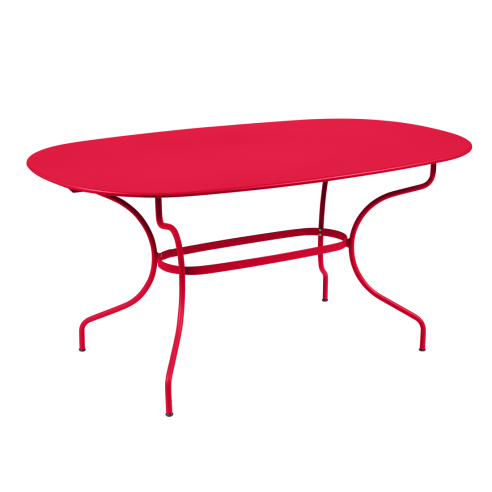 Achat Table de jardin Opéra Ovale 160 x 90cm - Fermob Rose Praline