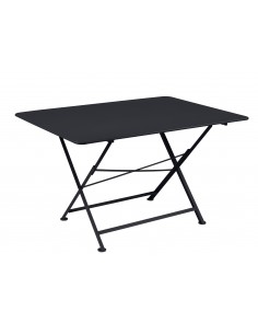 Achat Table de jardin Cargo 128 x 90 cm Carbone pliante - Fermob