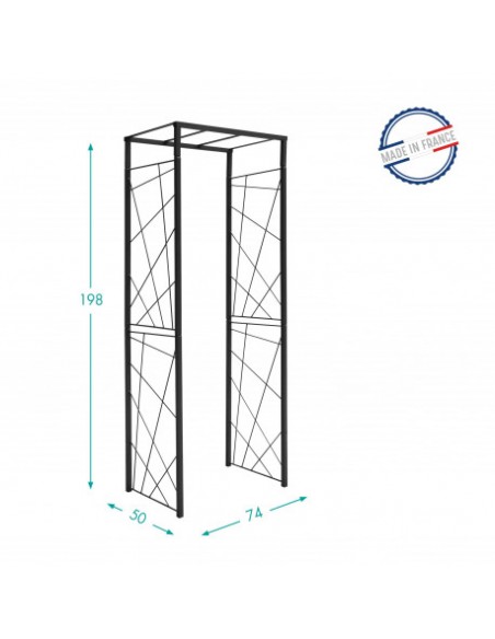 Arche "Mandala" tailles au choix coloris anthracite