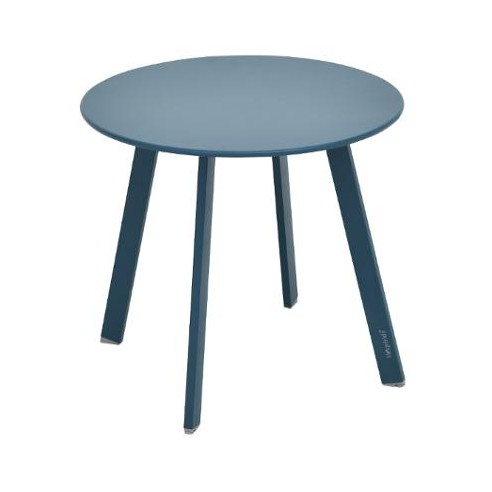 Table d'appoint Saona D.50 x H.45 cm - bleu canard - Hespéride