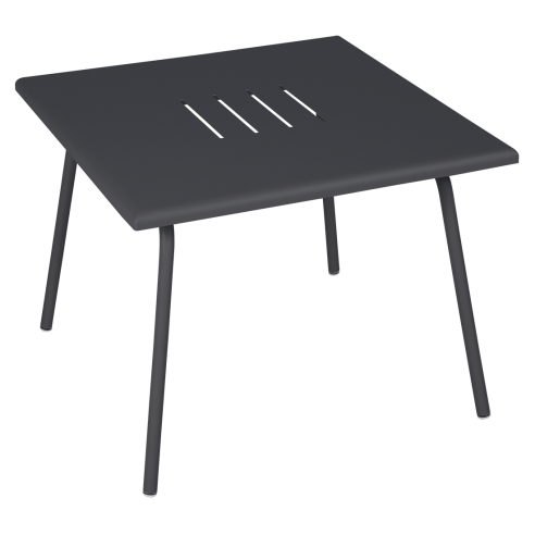 Table basse 57x57 cm Monceau carbone - Fermob