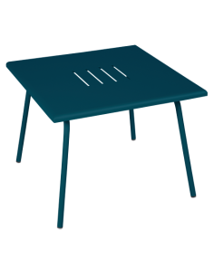 Table basse 57x57 cm Monceau bleu lagune - Fermob