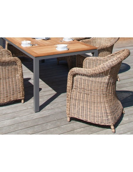 Achat Fauteuil de jardin Formosa en Résine ronde - BRUN - VT19 - Proloisirs