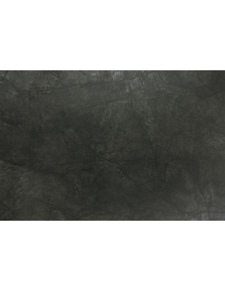 Table extensible Graphite 214 (254/294) x 100 cm plateau HPL marbre noir - Stern