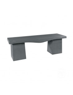 Achat Banc droit design 138 cm coloris au choix - Anthracite - Hairie Grandon