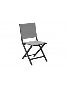 Achat Chaise pliante Thema - Aluminium graphite et Toile perle - Proloisirs