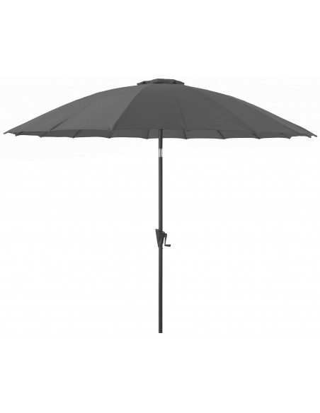 Parasol droit Pagode D.3m - coloris Gris - Proloisirs