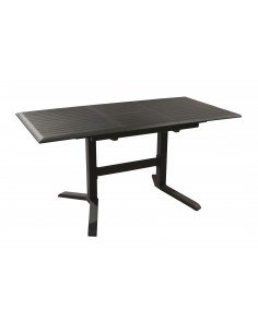 Table SOTTA 110/150 x 74 cm Aluminium Graphite - Proloisirs