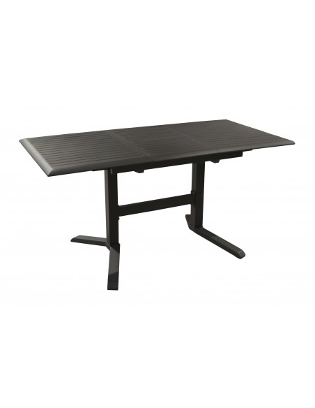 Table SOTTA 110/150 x 74 cm Aluminium Graphite - Proloisirs