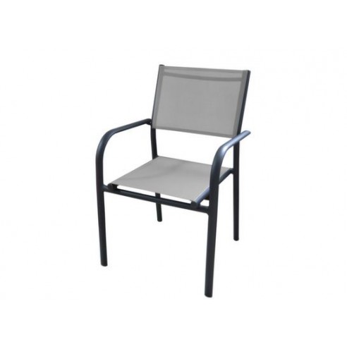 Achat Fauteuil de jardin Duca structure Graphite Perle - Proloisirs