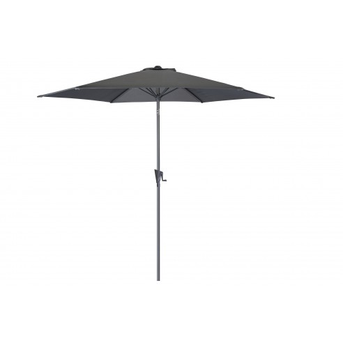 Parasol Tilt Droit Rond 3 m -Aluminium - Gris - Proloisirs