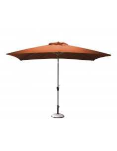 Achat Parasol droit 3 x 2 m inclinable en aluminium - Paprika -  Proloisirs