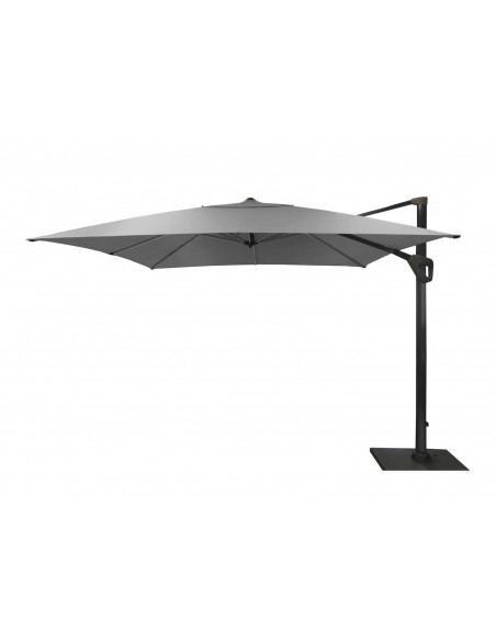 Parasol déporté 3x3 m Elios Full LED Chiné Clair - Océo