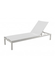 Achat Bain de soleil Thema en aluminium BLANC / BLANC - Pro Loisirs