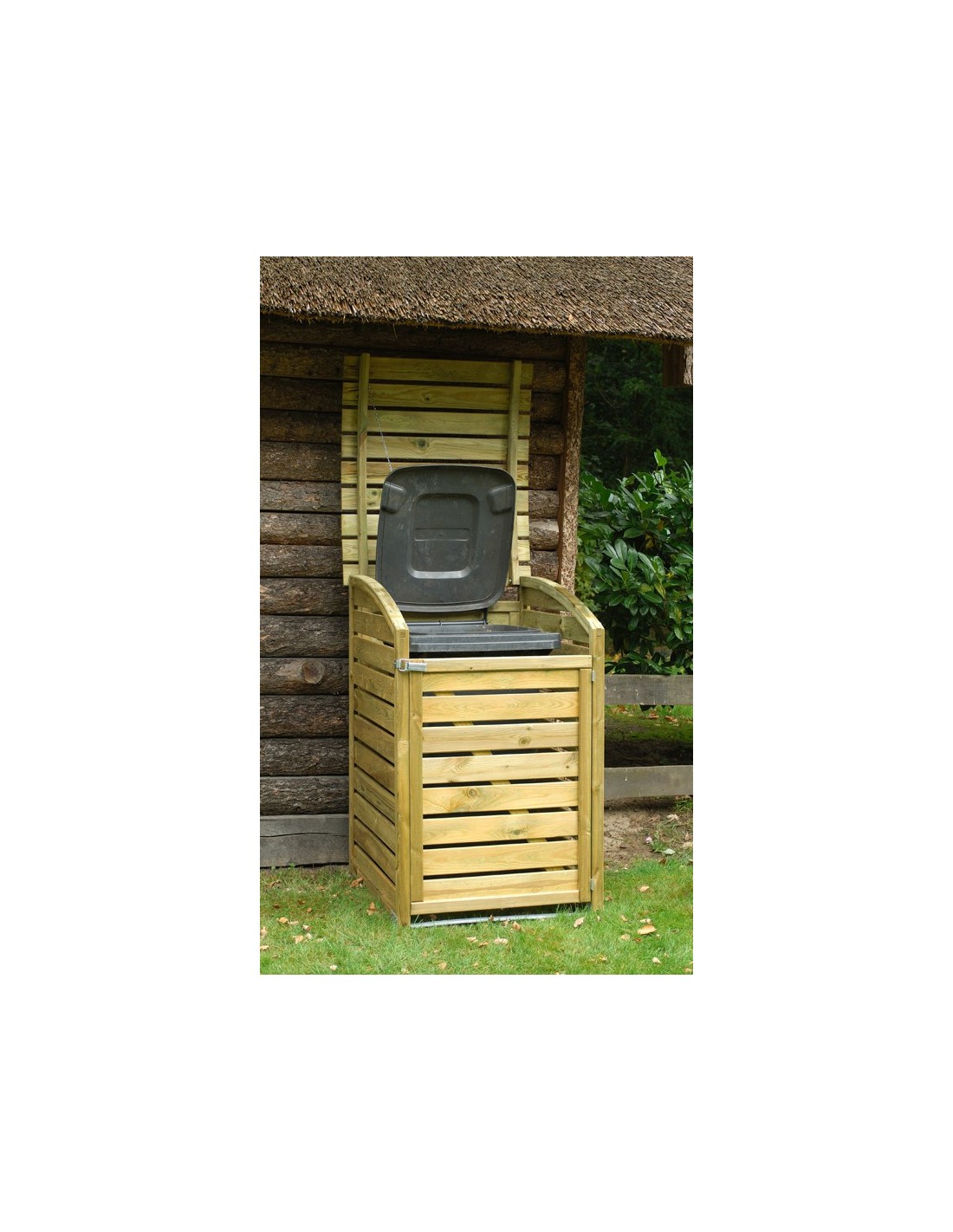 Cachepoubelles en bois traité ~ Abri Poubelle Bois Cachepoubelles en bois traité ~ Abri Poubelle Bois