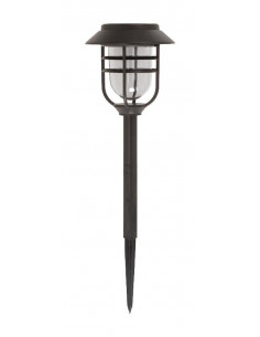 Lanterne industrielle solaire en métal H. 25cm, vente au meilleur prix