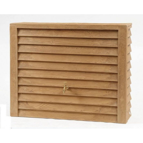 Récupérateur d'eau mural Woody bois clair 350 L garantia