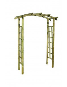 Pergola VIOLETTE arrondie 160xH230xP72 cm traitée autoclave