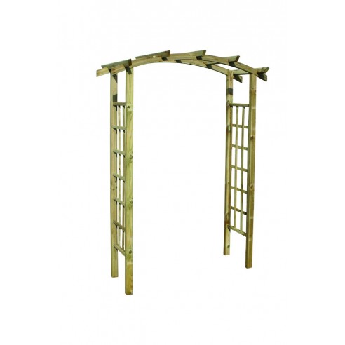 Pergola VIOLETTE arrondie 160xH230xP72 cm traitée autoclave