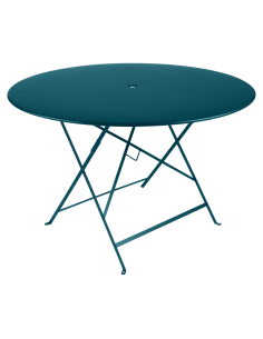 Achat Table Bistro pliante métal D.117 cm bleu Acapulco  - Fermob