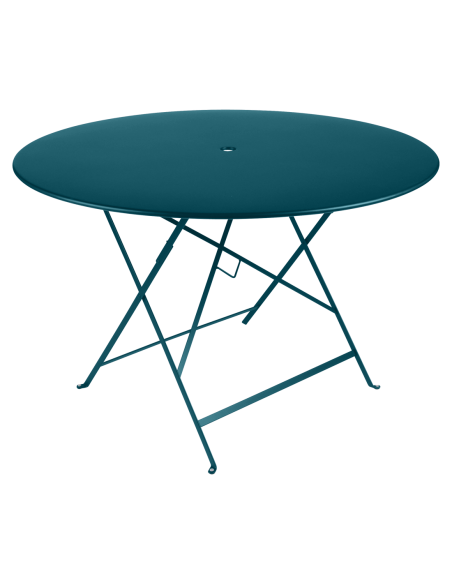 Achat Table Bistro pliante métal D.117 cm bleu Acapulco  - Fermob