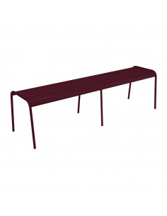 Banc XL 3/4 places Monceau métal -160 cm - Cerise noire - Fermob