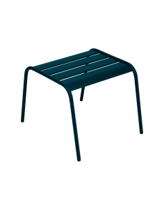 Table basse repose-pieds Monceau Bleu Acapulco métal empilable - Fermob